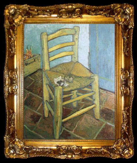 framed  Vincent Van Gogh Chair, ta009-2